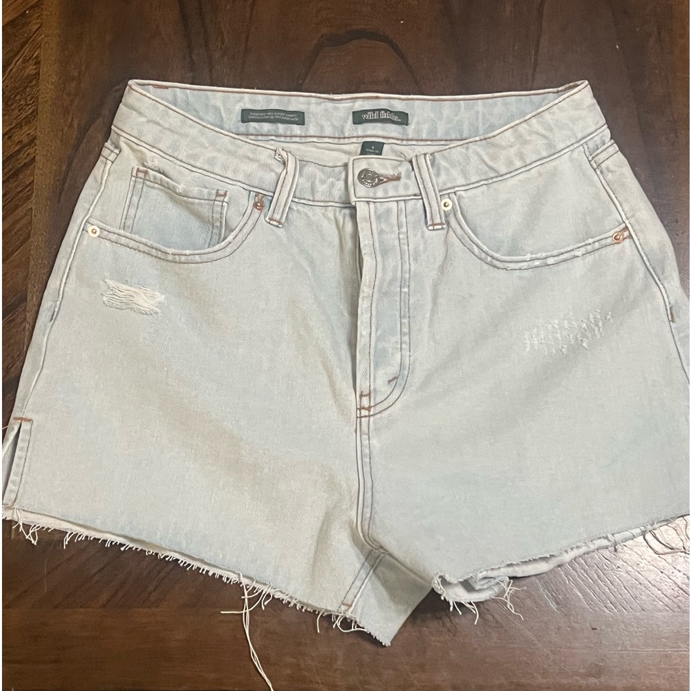 Wild Fable Light Denim High Rise jean shorts